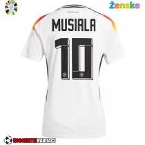 Ženske Nogometnih dresov Nemčija Jamal Musiala #10 Domači EP 2024 Kratki rokavi